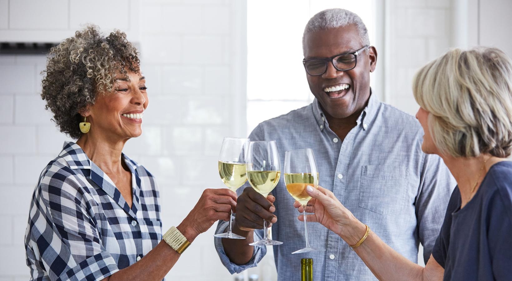 Settle into comfort at Berkshire Preserve a few people toasting wine glasses