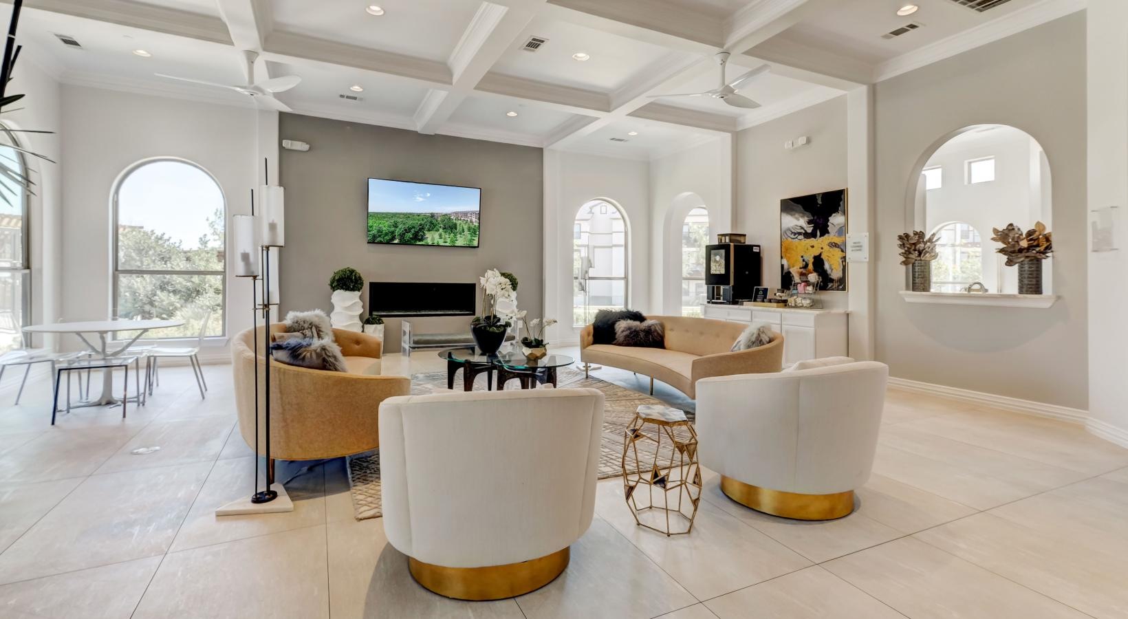 Find your perfect fit at Berkshire Preserve a living room with a large television